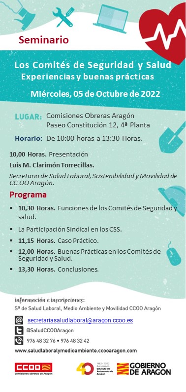 Los Comités de Seguridad y Salud. Experiencias y buenas prácticas 05/10/2022